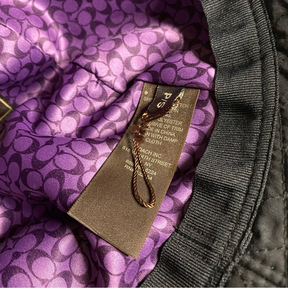 Coach Vintage Black Bucket Hat - Picture 7 of 7